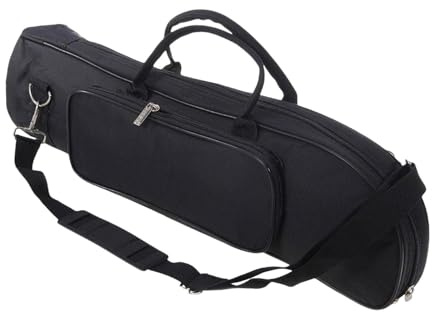 F Fityle Borsa per tromba Custodia musicale Accessori per tromba con tracolla Borsa portatile per strumenti a fiato per viaggi Concerti Esibizioni sul palco