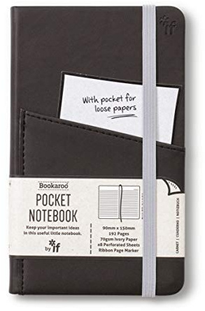 Bookaroo A6 pocket notebook- Black
