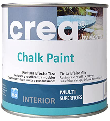 Chalk Paint - Pittura a gesso per decorazione, restauro mobili, legno – Vernice effetto gesso (500 ml) (arancione mattone)