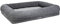 ONVAYA® Hundebett | passend für orthopädisches Hundekissen | weiches & kuscheliges Hundesofa | Hundecouch mit hohem Rand | Bezug waschbar | Grau (S (82x64x18 cm)