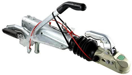 p4U Knott original KF 27 / KH Enganche de inercia, dispositivo de sobrecarga para remolque de caravana, sin consola, 1700 - 2700 kg, 110/120-190/230, 202475.002