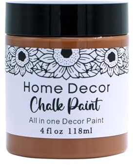 DGAGA Brown Chalk Finish Paint for Furniture, Wood, Interior House, Chalkboard - DIY Home Decor for Table, Cabinet, Door - No Sanding