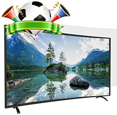 SONAXO Protector de pantalla de TV antideslumbrante para LCD de 75-85 pulgadas, pantalla LED estándar y curva, filtro de luz azul, superficie esmerilada antiarañazos (85inch 1902x1089mm)