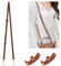 QINGYIWL Schultergurt für Longchamp Leder Geldbörsenriemen für Umrüstsatz Original-Mini Tasche Mini Bag Straps, Verstellbarer Ersatz-Umhängegurt ca.94-120 cm