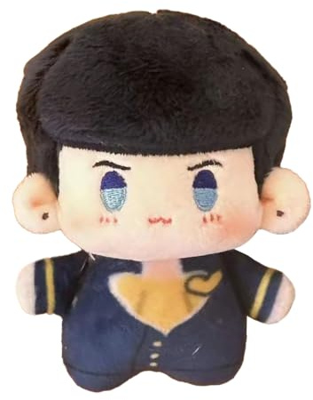 Jiumaocleu JJBA Soft Figure Higashikata Josuke Soft Figure Pillow Anime Bruno Buccellati Soft Figure Mini Throw Pillow Schoolbag Pendant Charm Hanging Decoration