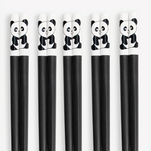 Chinese Beans For Eating - Chinese Chopsticks Set, Copstick Set Panda With Ceramic Holder | 2 Pairs 9.4 Inch Rib Sticks Wooden Wooden Chopsticks Wooden Bagu