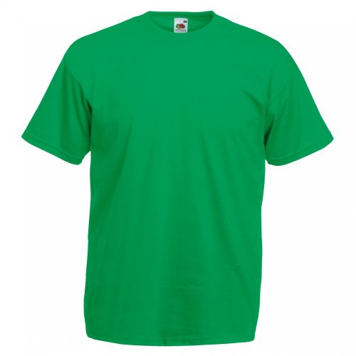 Fruit of The Loom Men's Short Sleeve T-Shirt Green Medium