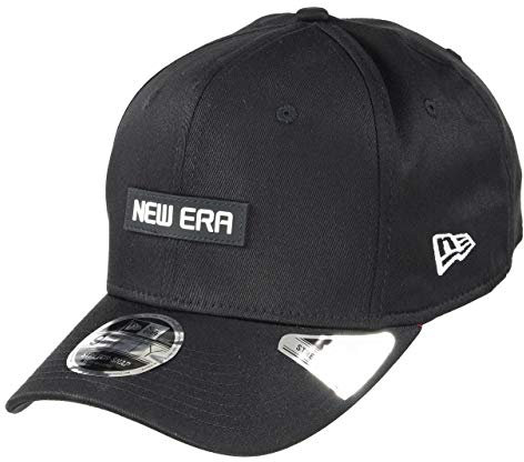 New Era 9Fifty Stretch Cap Rubber Badge Black/Black - M - L