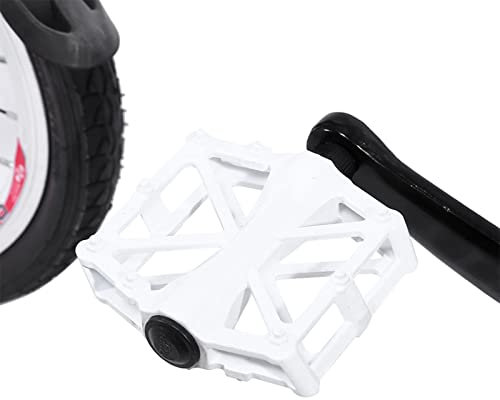 Aluminium-Fahrradpedale,KIMISS Pedale, Grünes Pedal, Velo-Aluminiumlegierung, 1 Paar rutschfeste, Langlebige Aluminium-Fahrradpedale für Rennräder (grün) (Weiss)