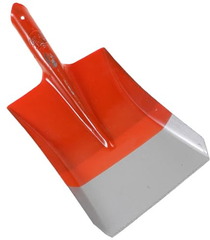 Pala de Trasplante para Flores de Acero al Carbono Roja