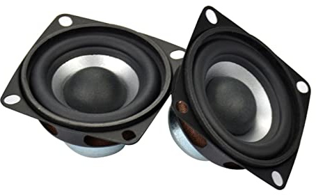 LPMPCZKZGF 2pc 2 Pulgada HiFi portátil Portátil Frecuencia Completa Treble Hight Sensitivity Tweeters Audio Altavoces 4 Ohm 12W Speaker Audio de estantería