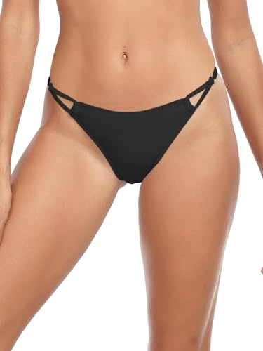 Ocean Blues Women's Low Waisted Adjustable Side Buckles Bikini Bottoms