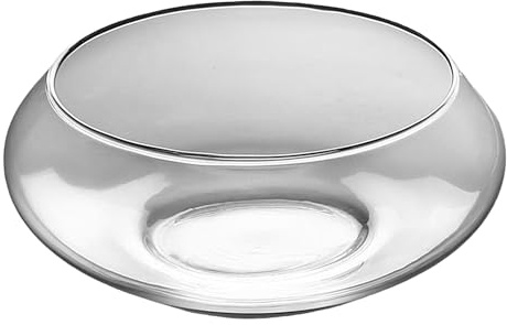 Glas Fiskburk,Hydroponik Kruka | Grund Runt Bredt Växtfat För Akvarium Inomhus Bonsai Succulenter Inredning