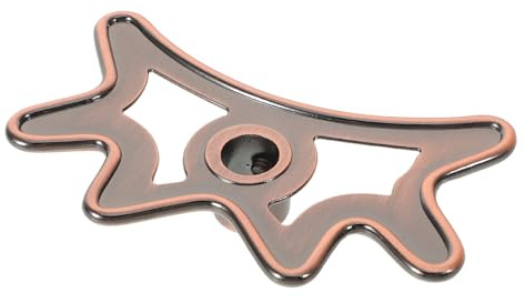 Homoyoyo Support de Queue de Billard en Métal Rouge Antique Tête de Chevalet Portable Accessoire de Pont de Queue Précis et Solide pour Compétition Entraînement et Soirées Billard Entre