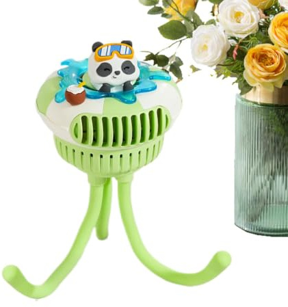 Eastuy Ventilador De Cochecito Con Pinza Para Bebé | Ventilador de 3 Velocidades con Pinza para Silla de Auto Infantil | Gran Duración Batería Accesorios Refrescantes Infantiles Para Silla de Ruedas y