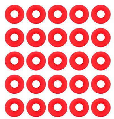 25 Pcs Grolsch Gaskets Silicone Rubber Grolsch Gaskets Washers EZ Bottle Gaskets Swing Top Bottle Seals Home Brew Beer Soda Bottle Seal