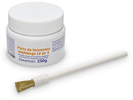Pasta Saldante per Raccordi in Rame – Flussante Professionale – Lega S-Sn97 Cu3 per Impianti Idraulici E Di Riscaldamento