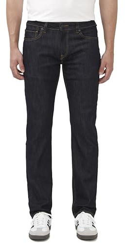 Buffalo David Bitton Slim Ash Jeans, Rinçage Indigo, W34/L34 Homme