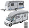 Wohnwagen Wohnmobil Reisemobil Schutzdach Dachschutzplane Schutzhülle 8x3 m