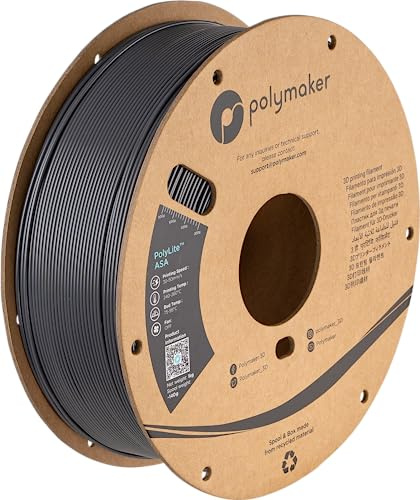 Polymaker PF01037 Dark Grey Filament ASA UV-beständig, witterungsbeständig, hitzebeständig, schla