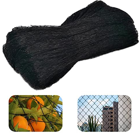 Filet anti-pigeons, filet anti-oiseaux, filet de jardin, 10 x 4 m filet de poulailler, filet de protection polyvalent