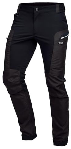 PUMA Workwear Pro-One Adventure Outdoor Wanderhose Herren - Ideal zum Klettern, Bergsteigen, Parkour und mehr – flexibel, verstärkt & strapazierfähig - Outdoor Hosen für Herren - Schwarz - M