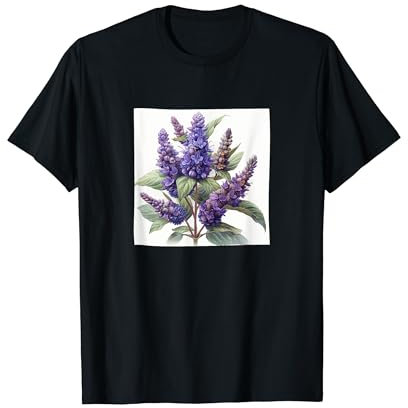 Anise Hyssop Flower Cottagecore Graphic T-Shirt