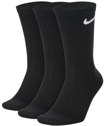 Nike Socks Everyday Ltwt, Calzini Uomo, Nero, S