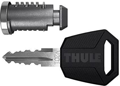 Thule 450800 One-Key 8 System 8 Pack, silber/schwarz