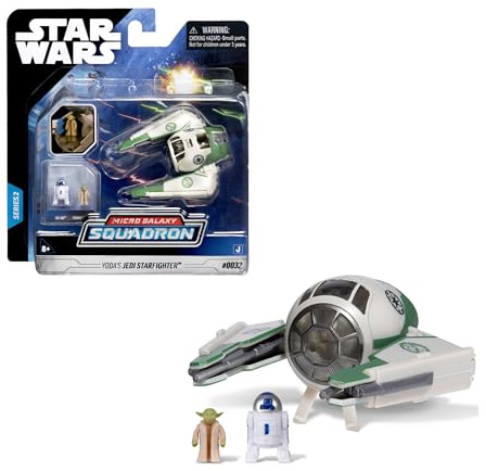 Bizak Star Wars Nave 8 cm Jedi Starfighter di Yoda, con 2 figure (62610008)