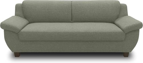 DOMO. collection Panama Canapé 3 places rembourré 207 x 91 x 80 cm (l x p x h) Vert