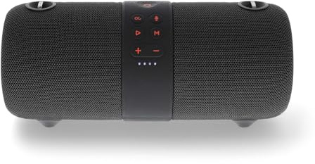 Nedis Bluetooth-högtalare SPBT2480BK – 40 W stereo – 6,5 timmars batteritid – handsfree-funktion – IPX6 – parkopplingsbar – svart