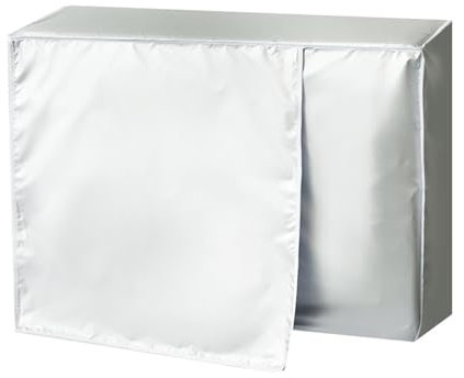 Flylin Außenklimaanlage Abdeckungs , Universell Schutzhülle für Klimaanlagen im Außenbereich, Abdeckung Klimaanlage Außengerät Wasserdichter doppeltes Gewebe und UV-Schutz(80*30*57cm)