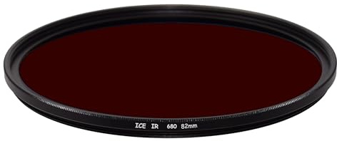 ICE Slim IR Filter Infrared Infrared 680HB 680nm 680 Optical Glass (82mm)