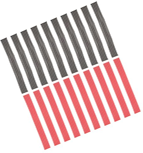 Toyvian Lot de 20 Bandes Adhésives en Éponge pour Raquette de Tennis de Table, Protection sans Résidu, Auto-adhésives, Faciles à Appliquer et Retirer