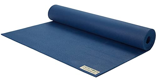 Jade Fusion Yoga Mat, Luxurious Comfort & Sturdy Workout Mats for Home Gym, 68 Yoga Mat Thick, Non-Slip Workout Mat with Extra Strong Grip, US Made Midnight Blue Yoga Mats