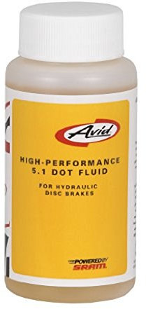 Sram MTB Pitstop 5.1 Dot Hydraulic Brake Fluid 4 oz - 115 ml, Yellow