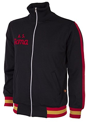 COPA As Roma 1977-78 Retro Football Jacket Retro Football Chaqueta de cuello largo