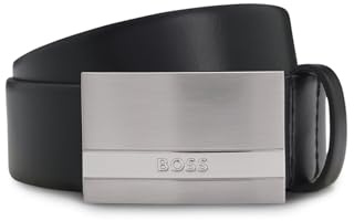 BOSS Herren Baxton_sz35 G rtel, Black1, 85 EU