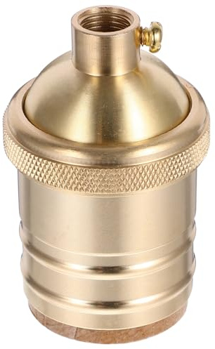 OSALADI Douille De Lampe Vintage En Cuivre E27 E26 Avec Interrupteur Tournant Support Rétro Pour Suspension Diy Décoration Intérieure