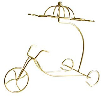 Delikata glasflaskeglashållare som hänger upp och ner kopparbägare Display Rack (färg: D) varm som någonsin LWX