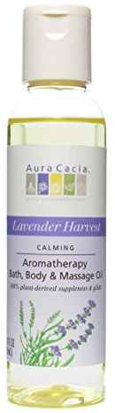 Aura Cacia Aromatherapy Body Oil Lavender Harvest - 4 Fl Oz