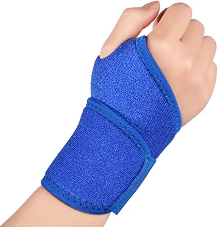 SONGQEE Hand Wrist Thumb Brace Support,Adjustable Sports Protector Compression Strap Splint for Carpal Tunnel Syndrome, Arthritis, Tendonitis, Sprains, Strain, Wrist Guard 1 Size Fit Both Hands
