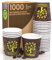 1000 Gobelets en Papier à café 65ml Brown Forest Verres écologiques Biodégradables Jetables Petits à emporter Boissons Chaudes