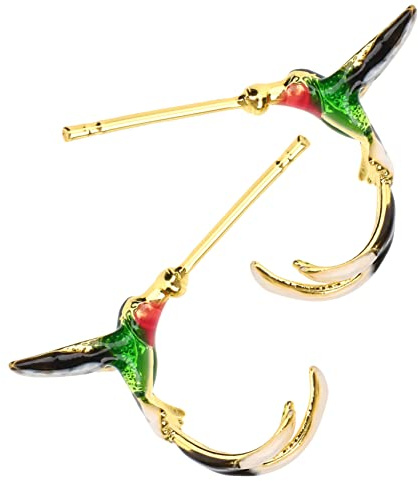 Petites Boucles D'oreilles Oiseau en Cuivre, 1 Paire pour Femmes | Style Moderne et Décontracté, Adaptés à Thanksgiving et Noël, Idée Présent pour Adolescentes et Filles