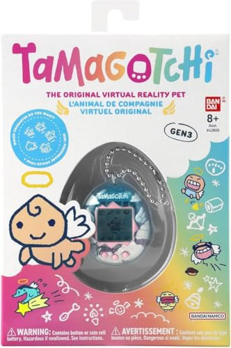 TAMAGOTCHI Bandai Angel Digital Pet Dreamy Angel Shell | Raise Your Angel Cyber Pet With This 5cm Electronic Toy Digital Pets Make Great Retro Gifts For Kids And Adults Age 8+