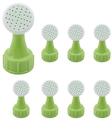 JIALWSJWAN 8 Pack Watering Tops for Plastic Bottles Mini Hand Bottle Top Waterers Portable Watering Sprinkler Heads for Plant Flower Gardening