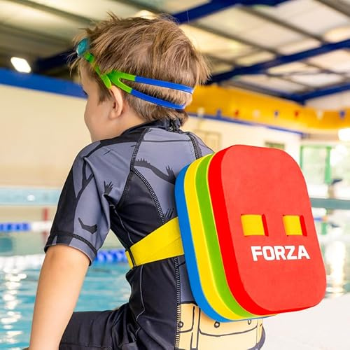 FORZA Kids' Swimming Back Float | Adjustable EVA Foam Floatation Aid for Kids – Lightweight & Durable