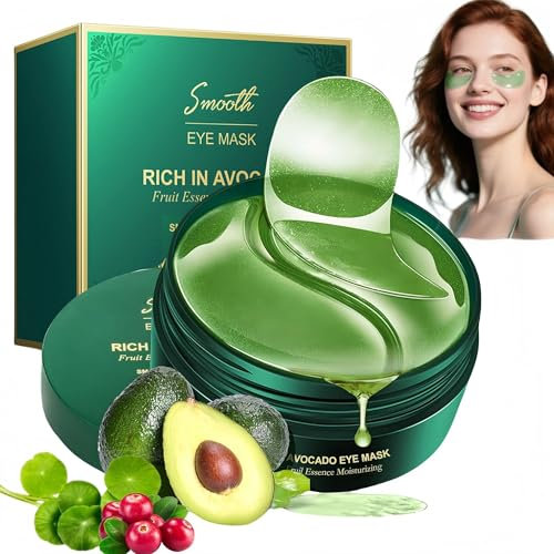 60PC Patch Occhi,Patch Occhiaie e Borse,Collagene Maschera Occhi Acido Ialuronico Eey Mask per Alleviare la Stanchezza Degli O cchi, Eliminare le Occhiaie, le Borse e le Rughette