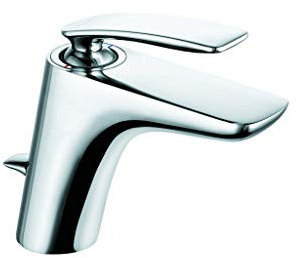 Kludi Waschtisch-Einhebelmischer Balance mit Ablaufgarnitur, Waschbecken Armatur mit Brauseumstellung, verchromt, 520230575